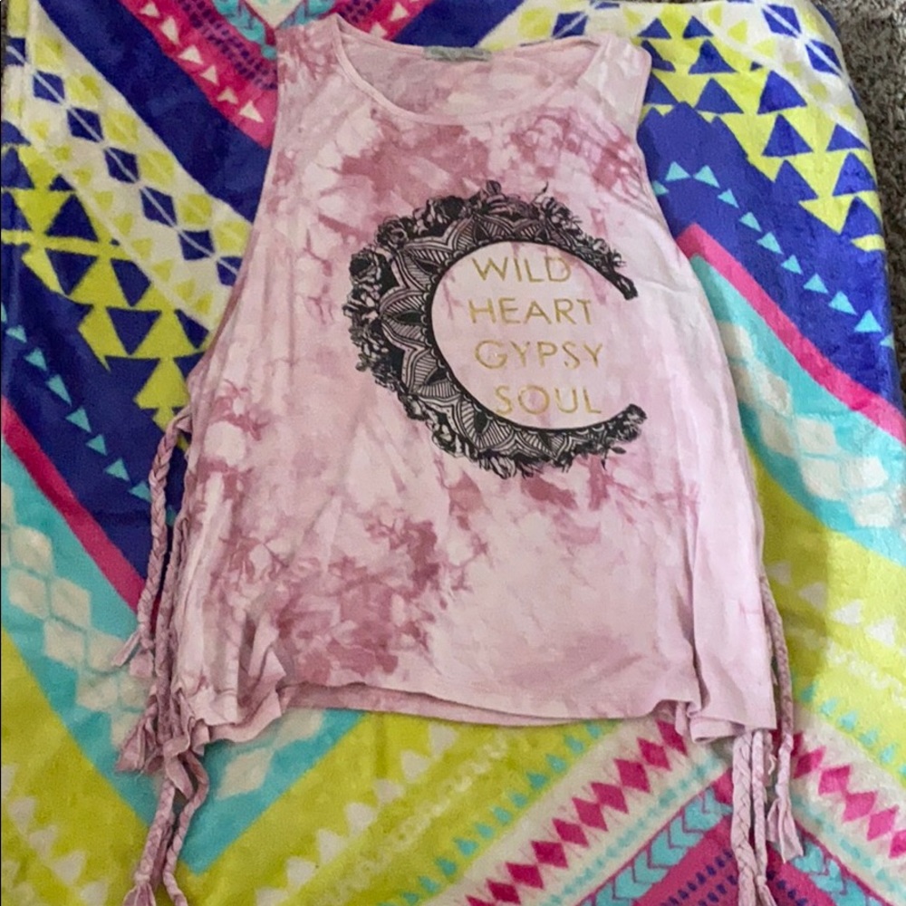 Pink tank top